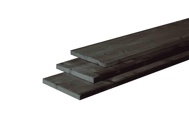 Douglas fijnbez. 2,2x20,0x400 cm, zwart
