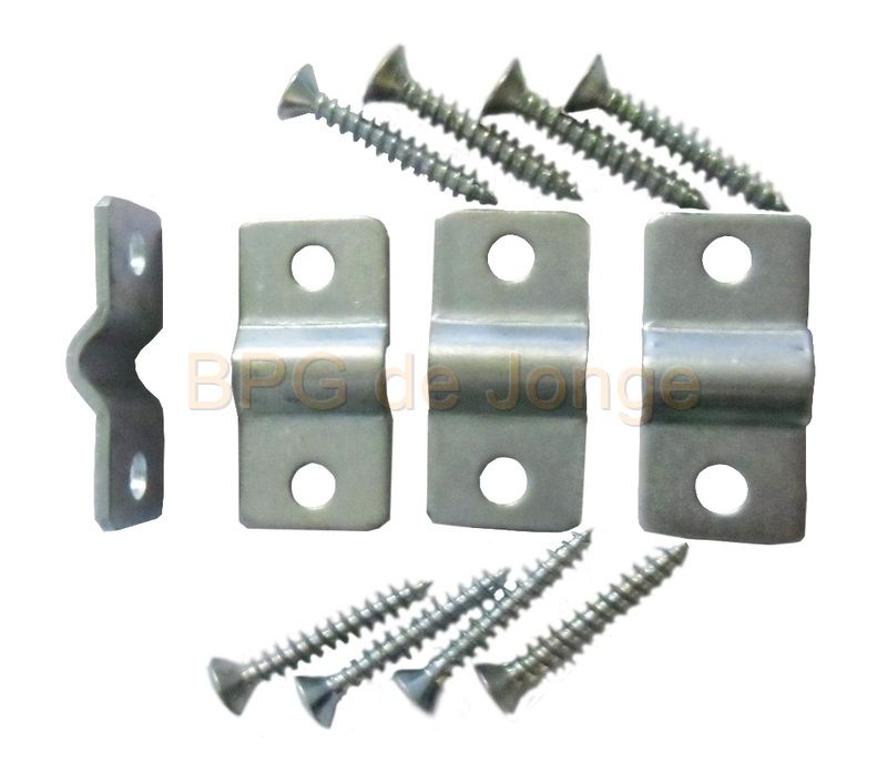 Set 4 st. montagebeslag...