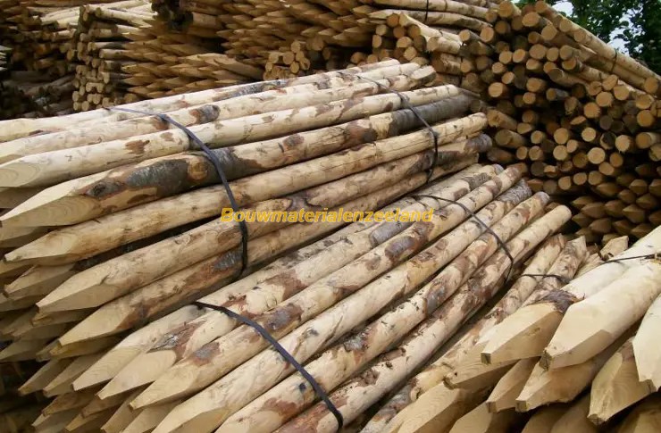 Kastanje paal diameter 1214...