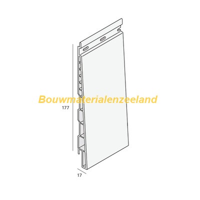 Keralit potdeksel 177mm zwart