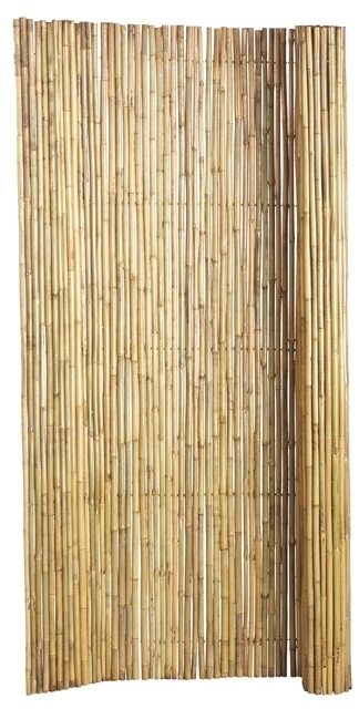 WV Bamboescherm op rol gelakt 180 x 180