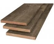 Potdeksel plank 25x275 mm ruw 500 cm.