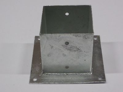 Paalhouder met plaat...