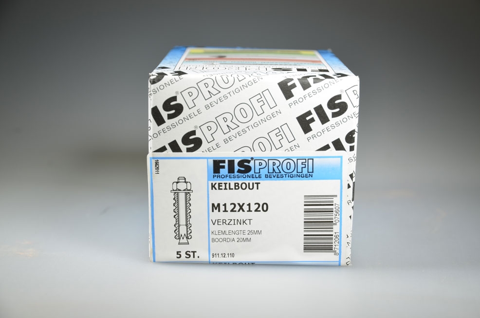 Fis profi keilbout m12x120...