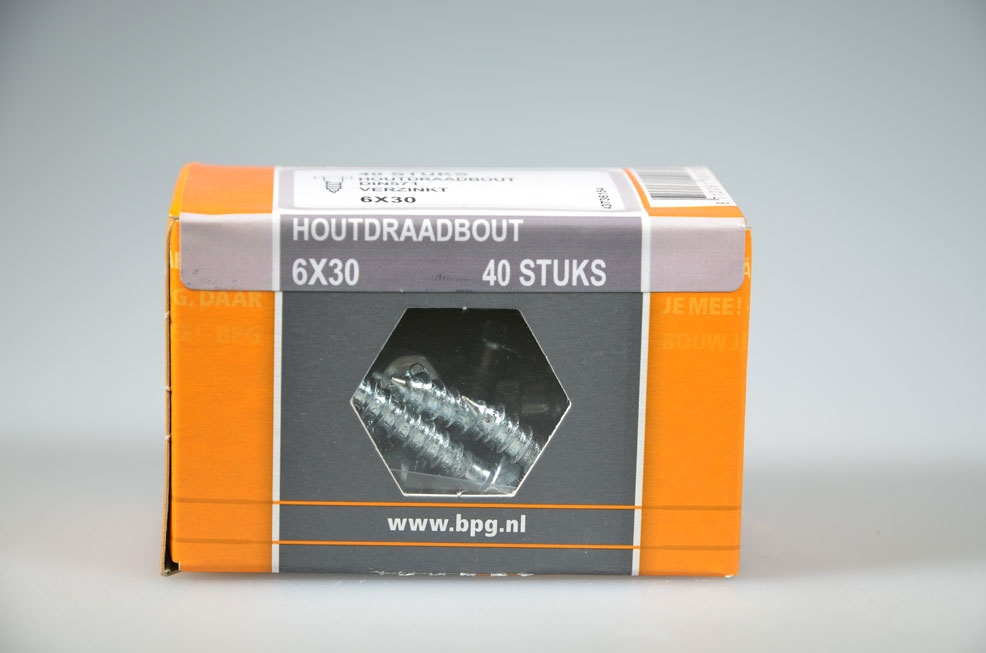 houtdraadbout 6x30...