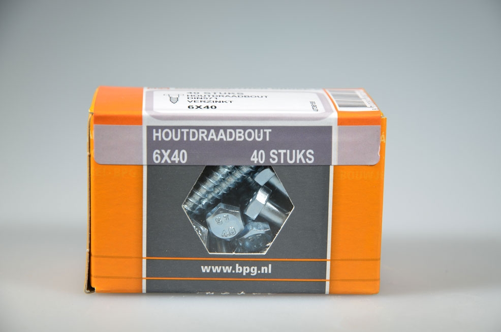 houtdraadbout 6x40...
