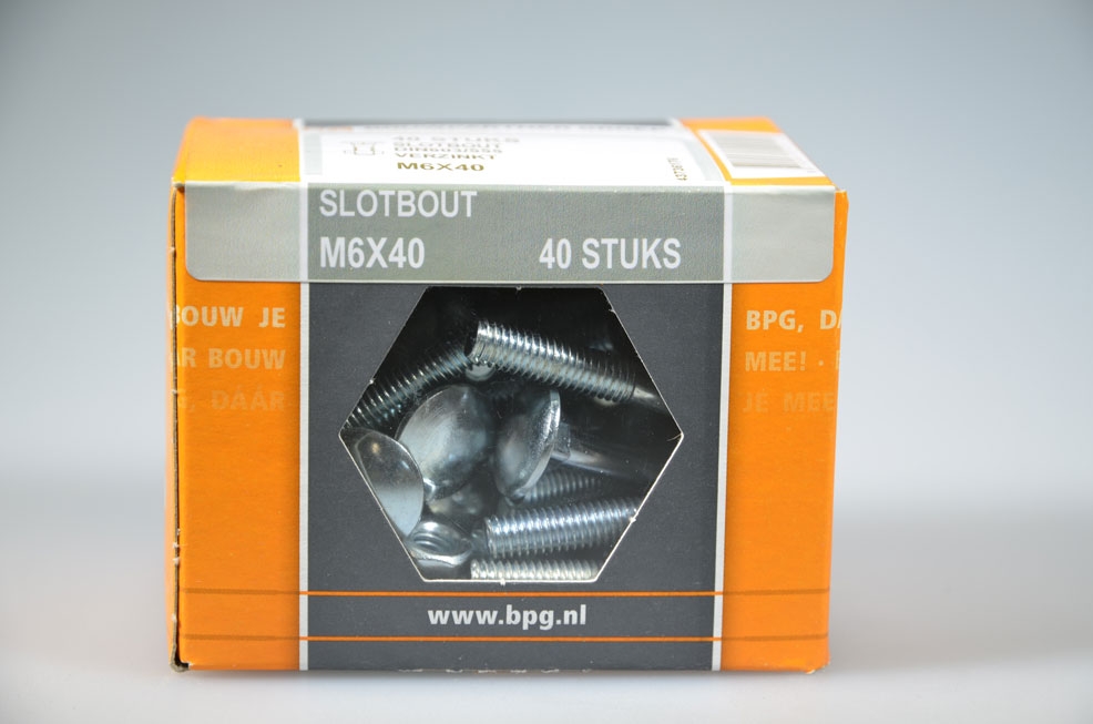 slotbout M6x40 metrisch...