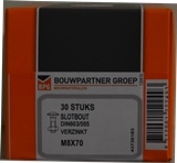 slotbout M8x70 metrisch...
