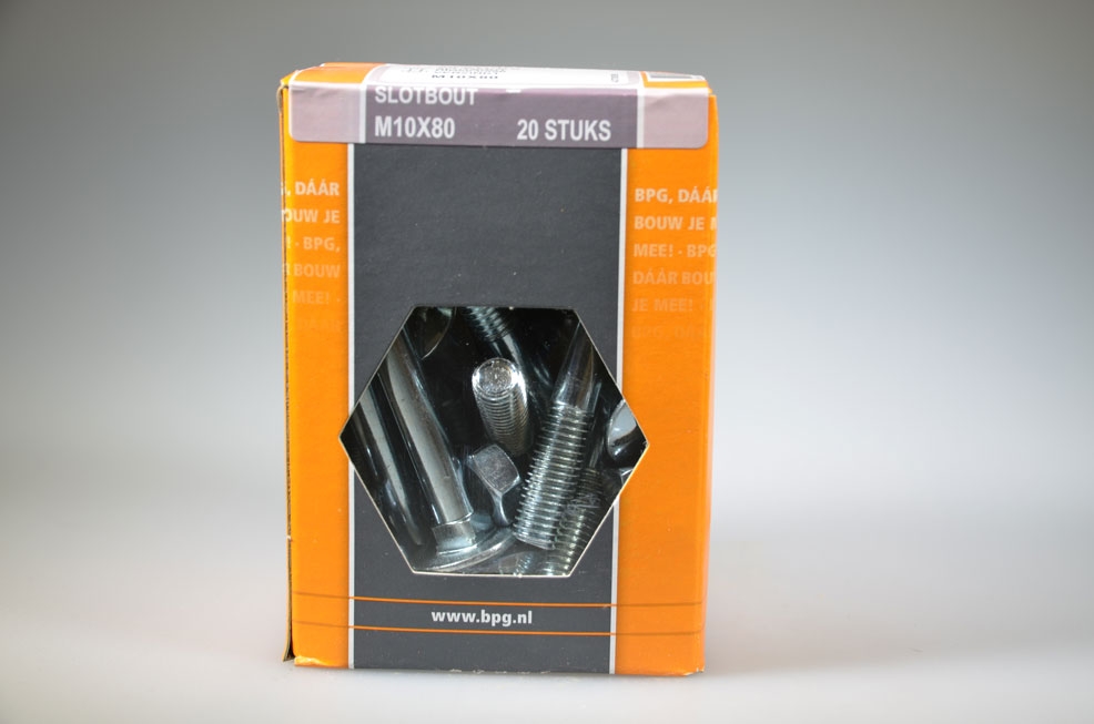 slotbout M10x80 metrisch...