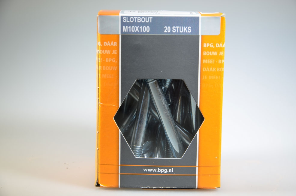 slotbout M10x100 metrisch...