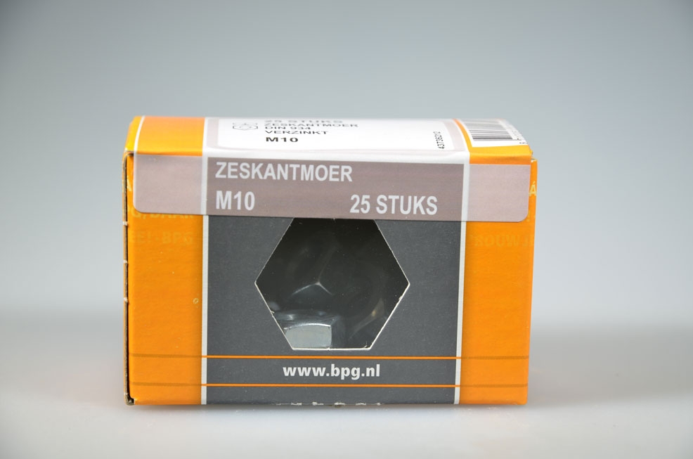 zeskantmoer M10x8 SW17...