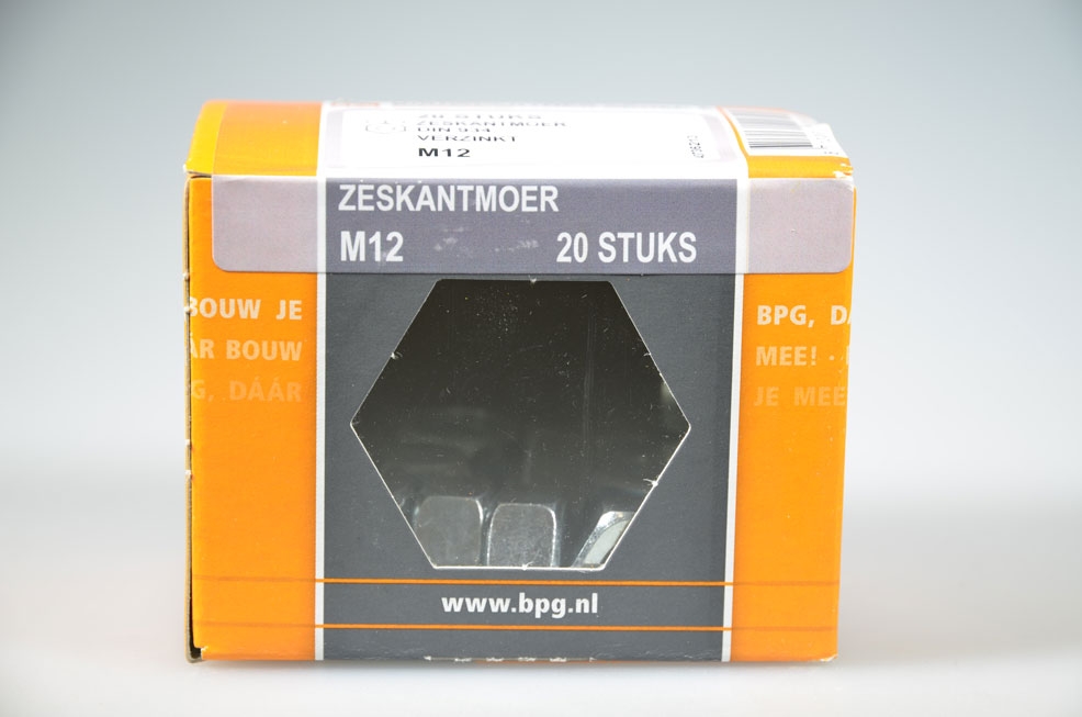 zeskantmoer M12x10 SW19...
