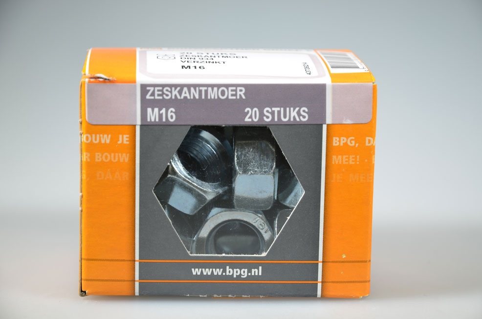 zeskantmoer M16x13 SW24...