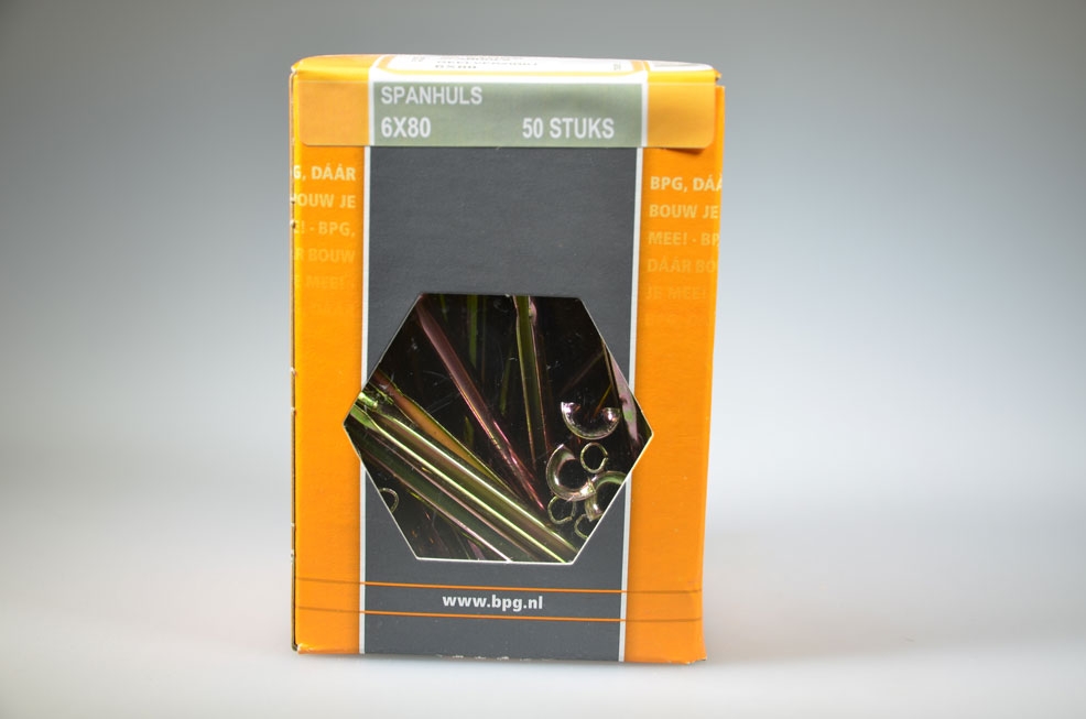 spanhuls 6.0x80 verzinkt...