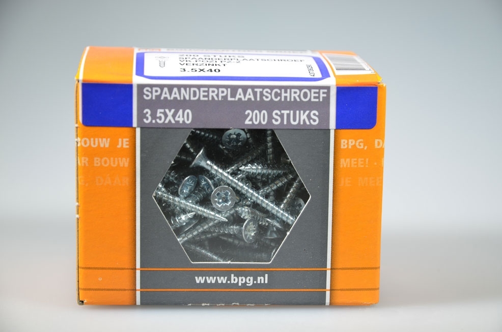 spaanderplaatschroef 3.5x40...