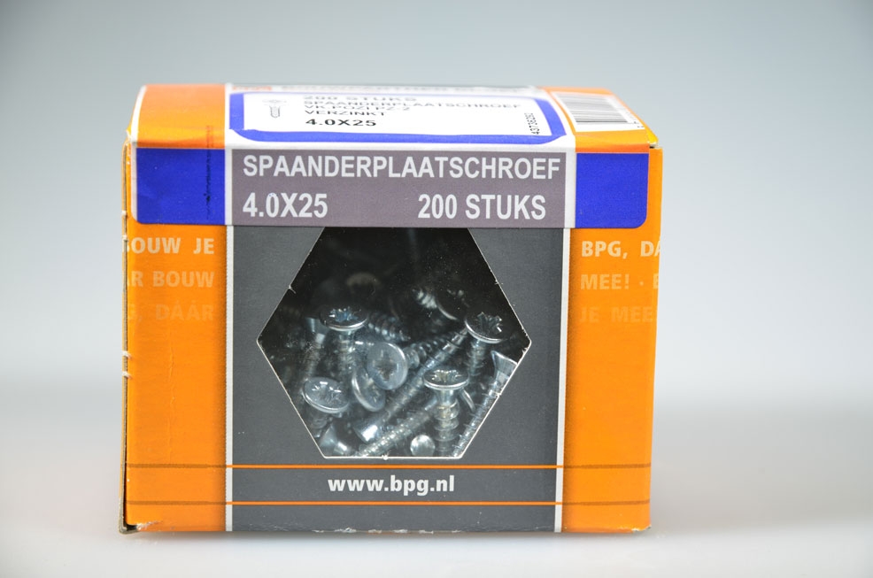 spaanderplaatschroef 4.0x25...