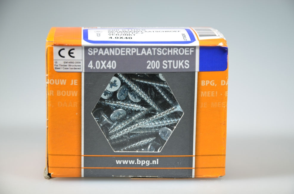 spaanderplaatschroef 4.0x40...