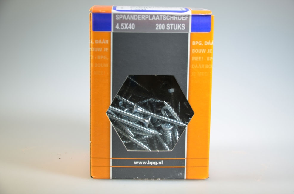 spaanderplaatschroef 4.5x40...