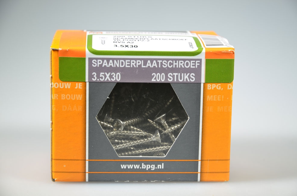 spaanderplaatschroef 3.5x30...