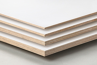 Okoume 122x250x12 mm wit 10...