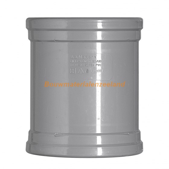 Pvc 125mm dubb.steekmof dw...