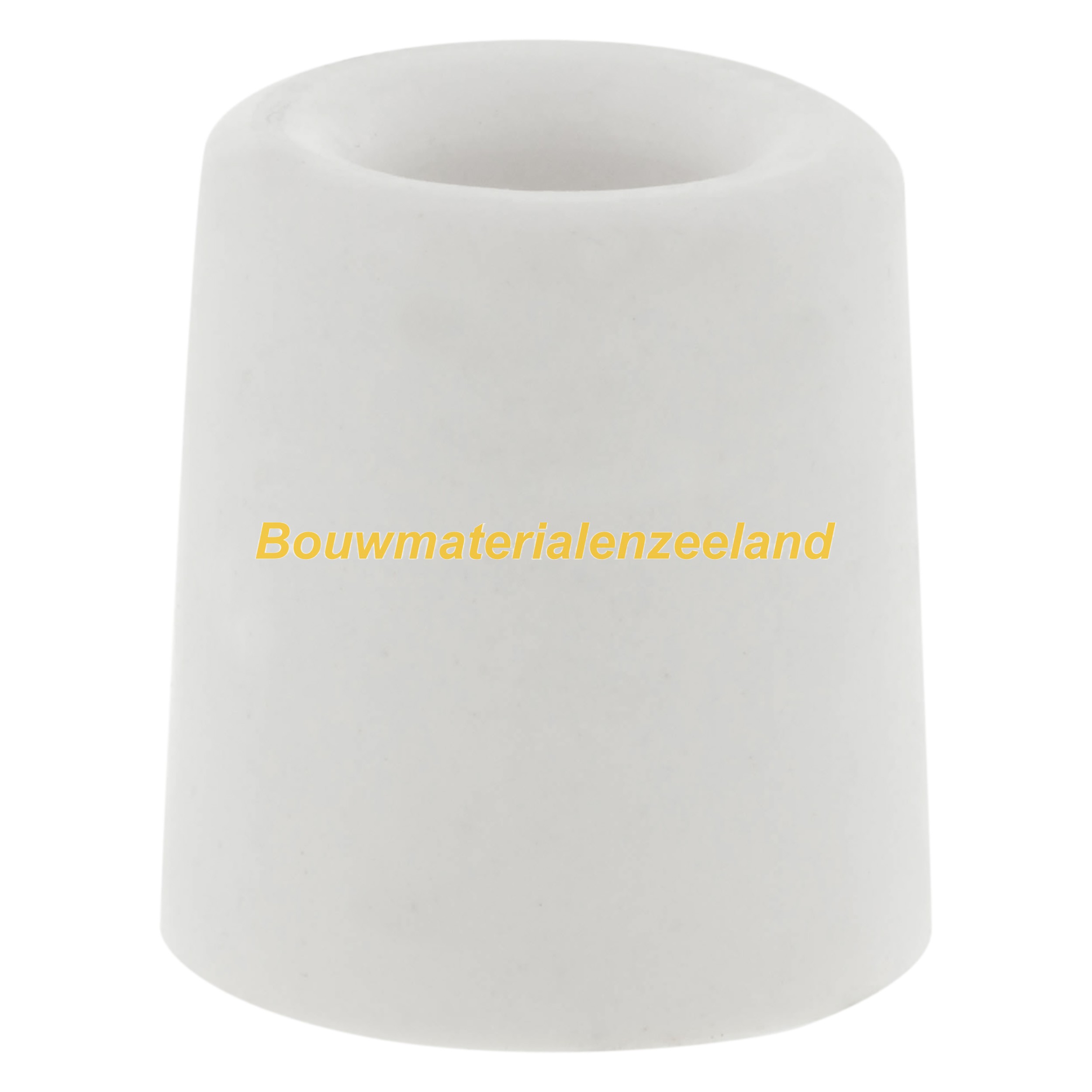 Deurbuffer rubber wit 50 mm.