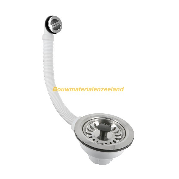 RVS gootsteenplug S237 met...
