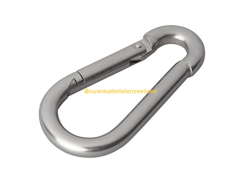 Karabijnhaak 80mm  dikte:...