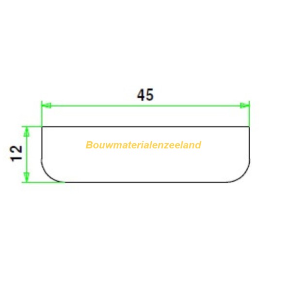 Koplat mdf recht gegrond...