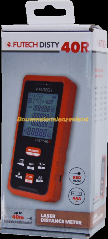 afstandsmeter Disty 40 Rood